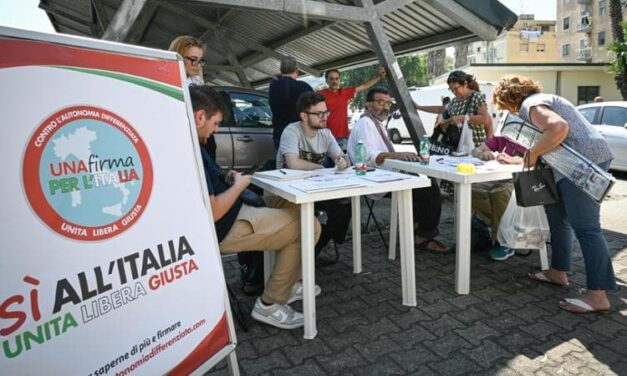 Prosegue l’impegno per la raccolta delle firme per il referendum sull’Autonomia differenziata